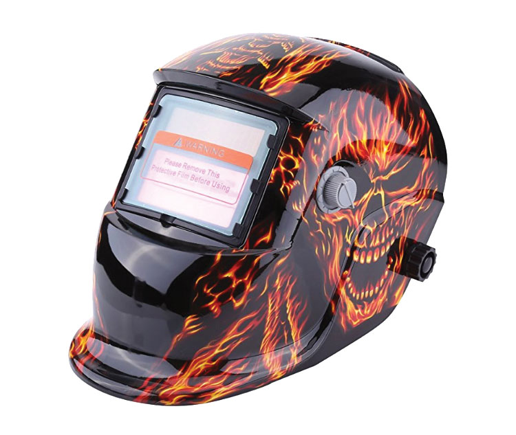 Skull Flames Welding Helmet