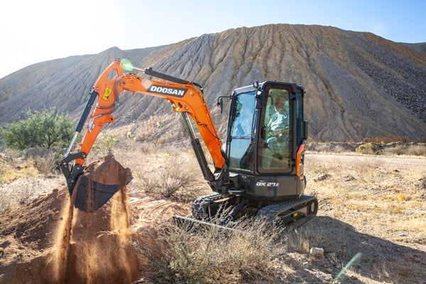 Doosan Introduces All-New Next-Generation Mini Excavators 