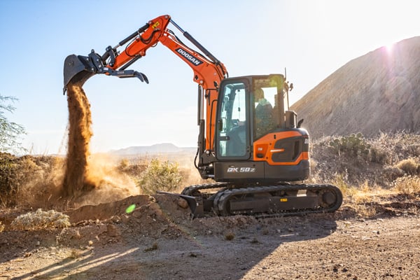Doosan Introduces All-New Next-Generation Mini Excavators 