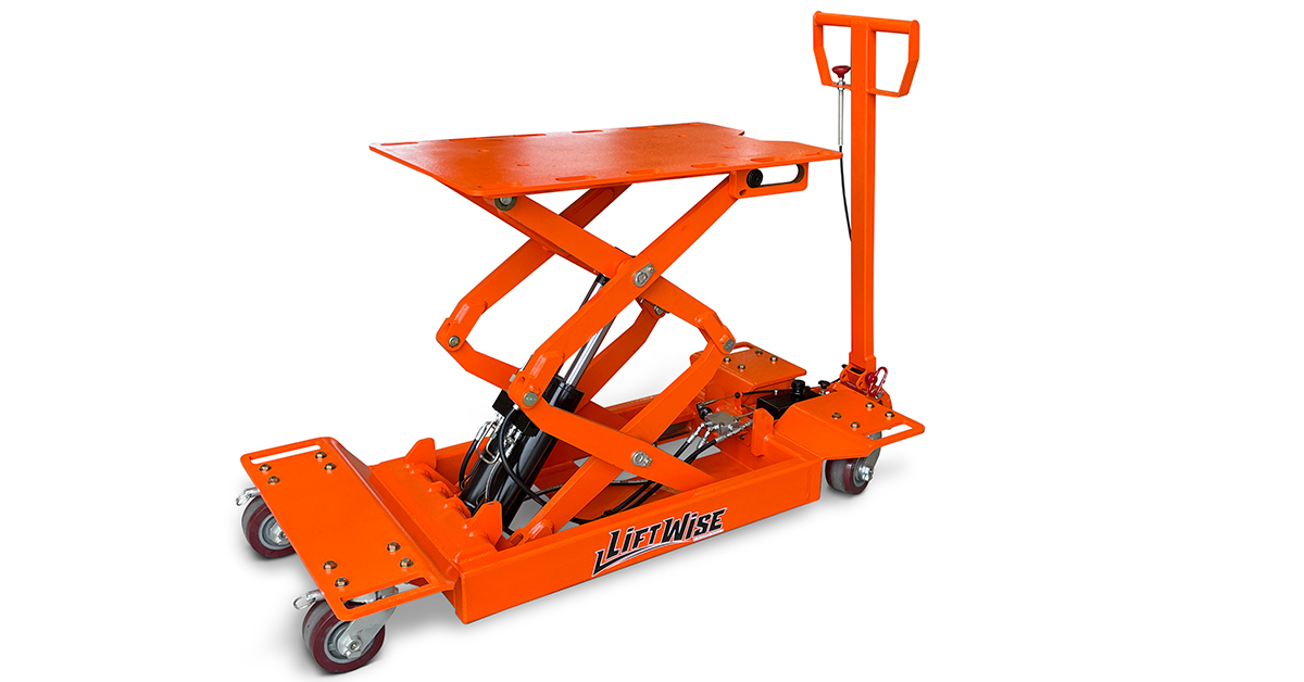 LiftWise Introduces High-Capacity Hydraulic Lift Table