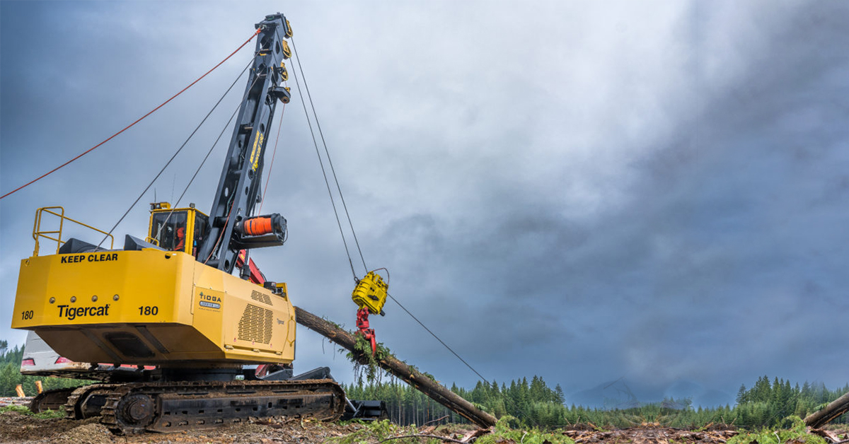 Tigercat Enters Yarding Niche With 180 Swing Yarder