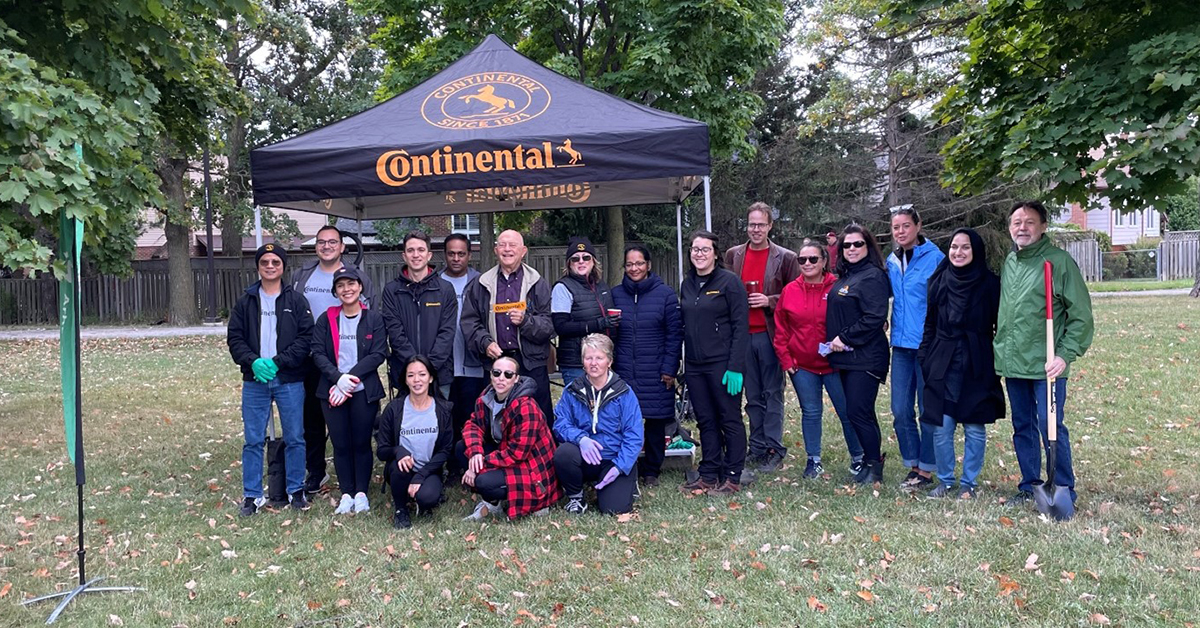 Continental Tire Canada Tree Planting Event A Great Success
