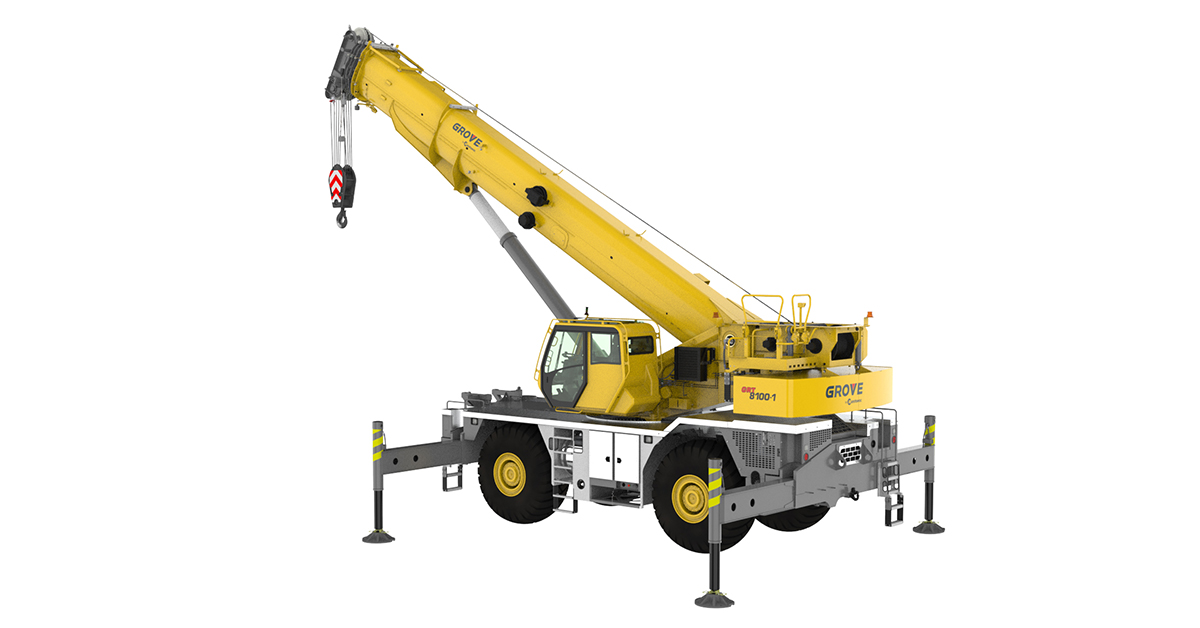 Manitowoc Launches The New Grove GRT8100-1 Rough-Terrain Crane
