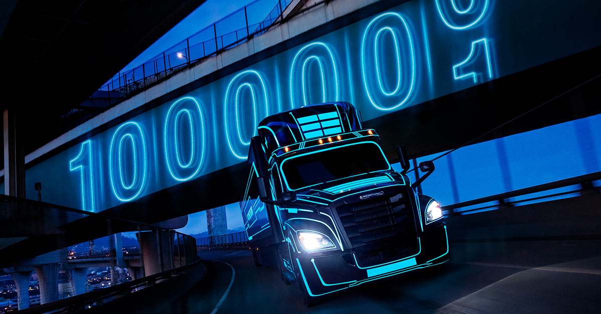 One Million Real-World Electric Miles For Freightliner’s Electric Fleets