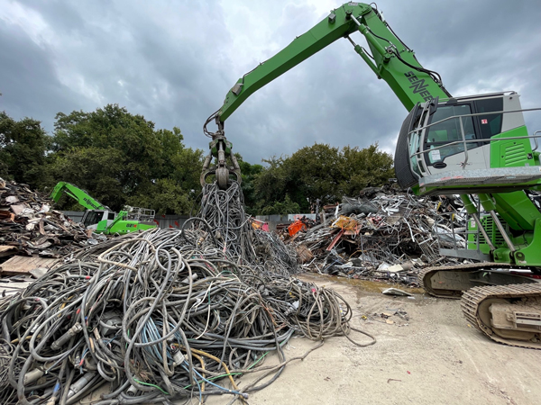 Sennebogen Helps Action Metals Optimize Recycling Facility