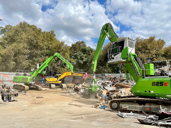 Sennebogen Helps Action Metals Optimize Recycling Facility