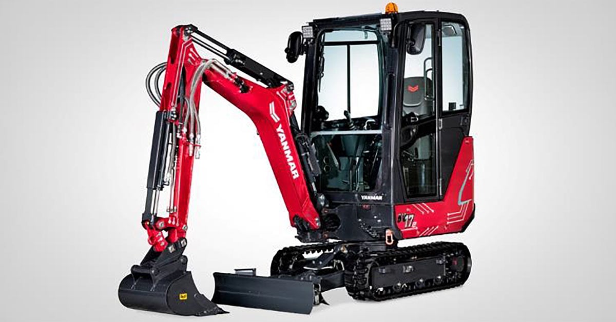 Yanmar CE Unveils Its First Electric Mini Excavator Prototype: The New SV17e