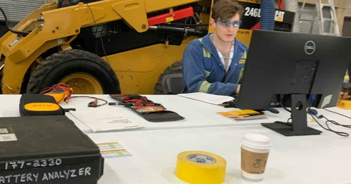 Finning Apprentice Dante Bavado Wins Bronze At Skills Alberta