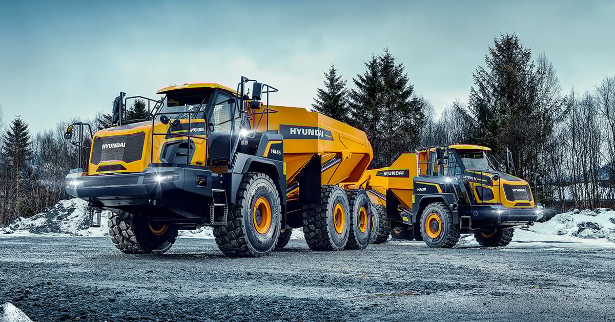 Hyundai Enters Articulated Dump Truck Market