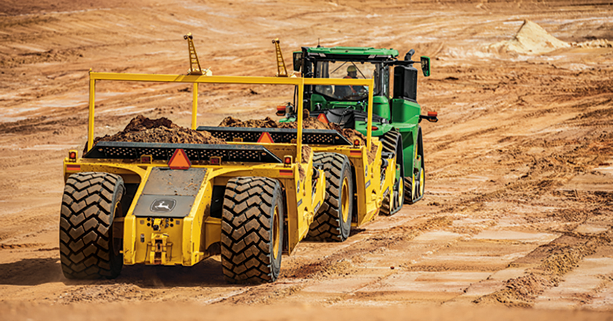 John Deere Launches Scraper Earthmoving Productivity System
