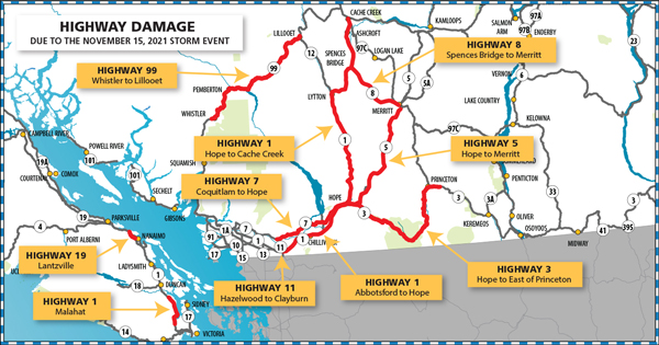 Permanent Repairs Begin Soon To Coquihalla And Highway 1