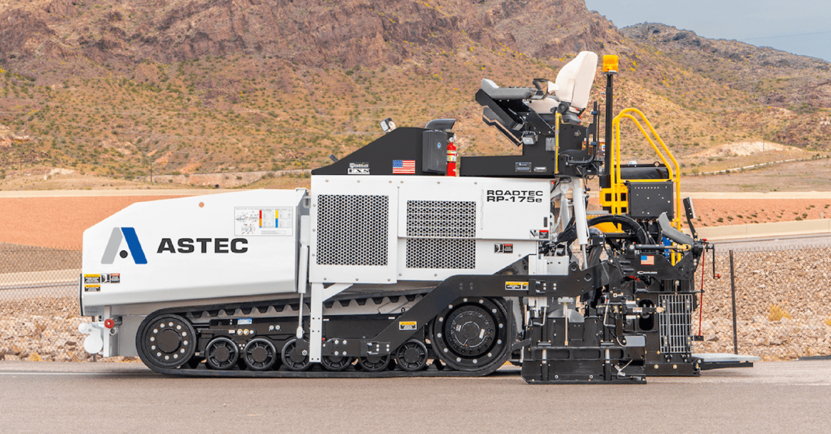 Astec Updates RP-Series Highway Class Asphalt Pavers