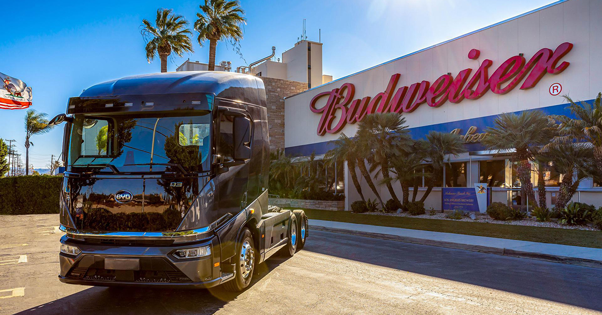 Anheuser-Busch Delivers New Era Of Beer With Innovative Zero-Emission Fleet