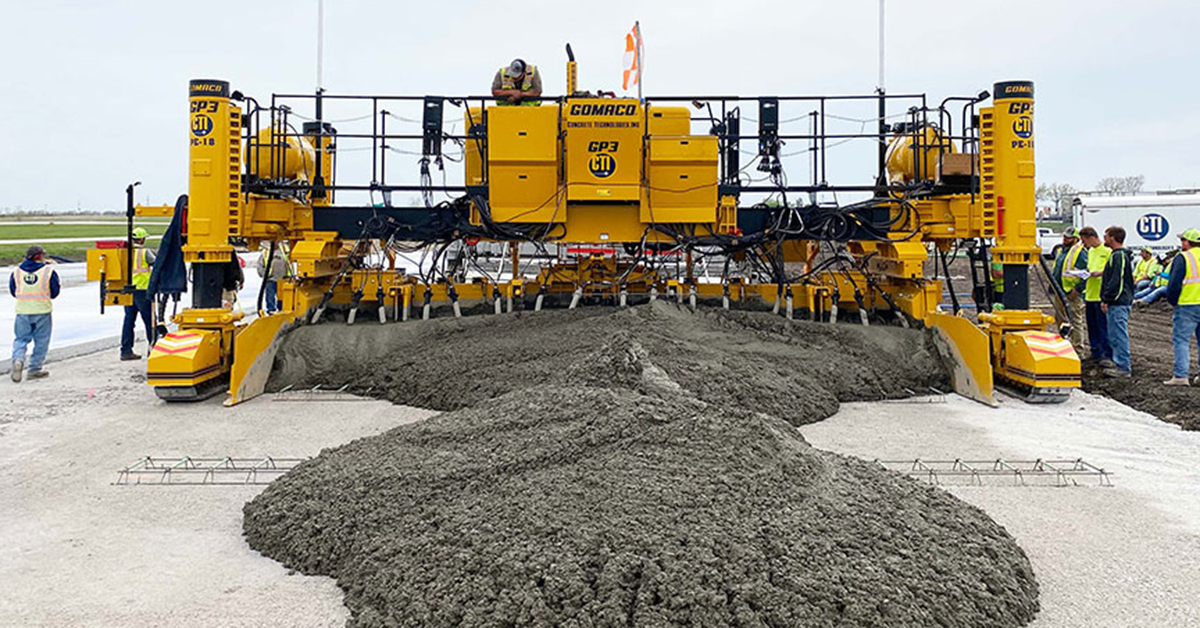 Gomaco Introduces New Savvy Concrete Paving Technology