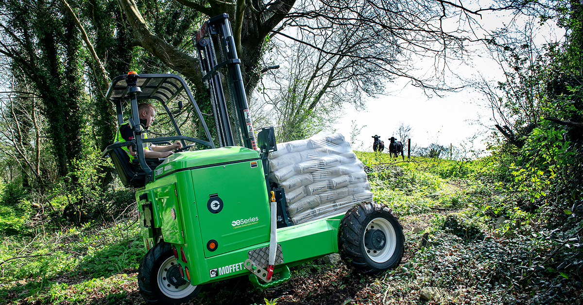 Hiab Expands Electric Moffett Truck Mounted Forklift Range