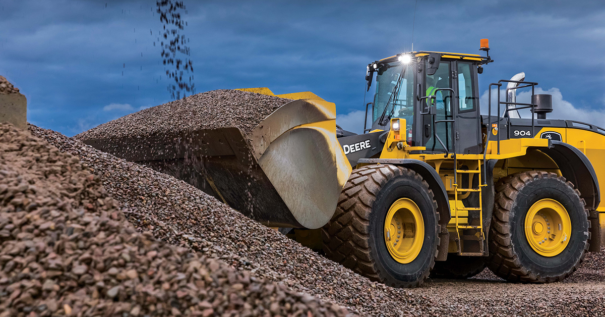 John Deere Launches New 904 P-Tier Wheel Loader