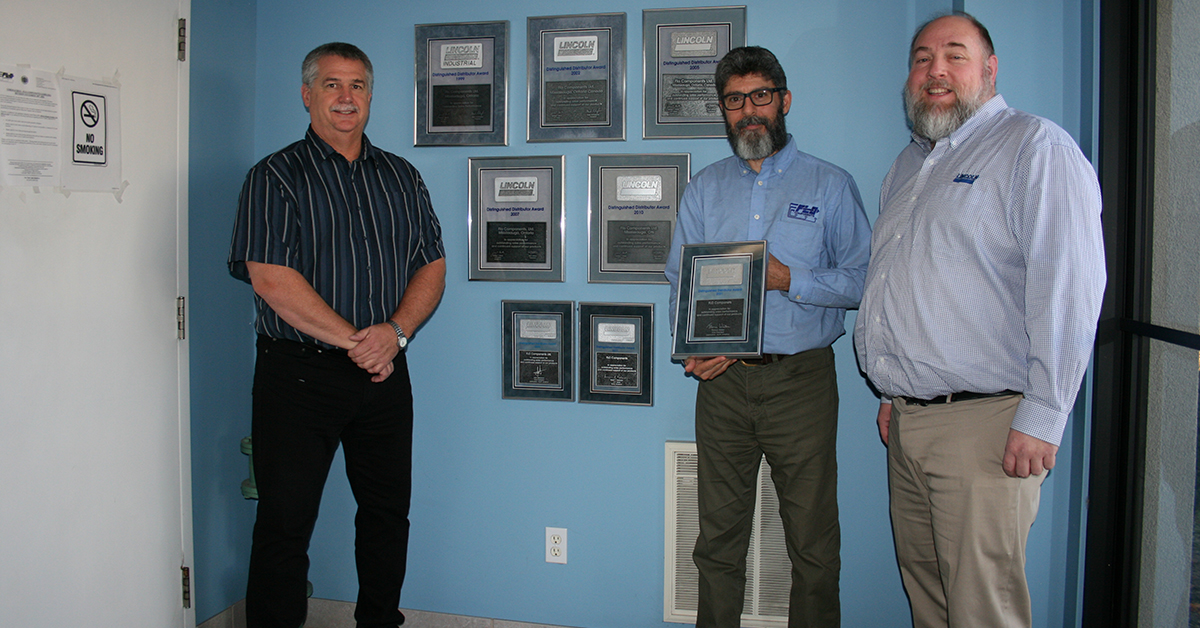 “2021 Lincoln Distinguished Distributor Award” Presented To FLO Components