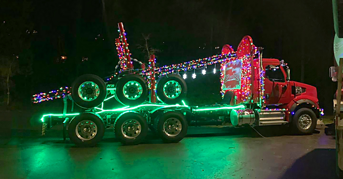 IEOA Truck Light Convoy and Food Drive 2022
