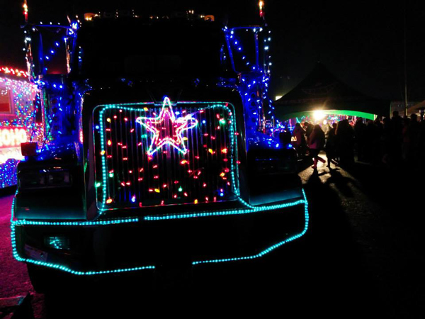 IEOA Truck Light Convoy and Food Drive 2022