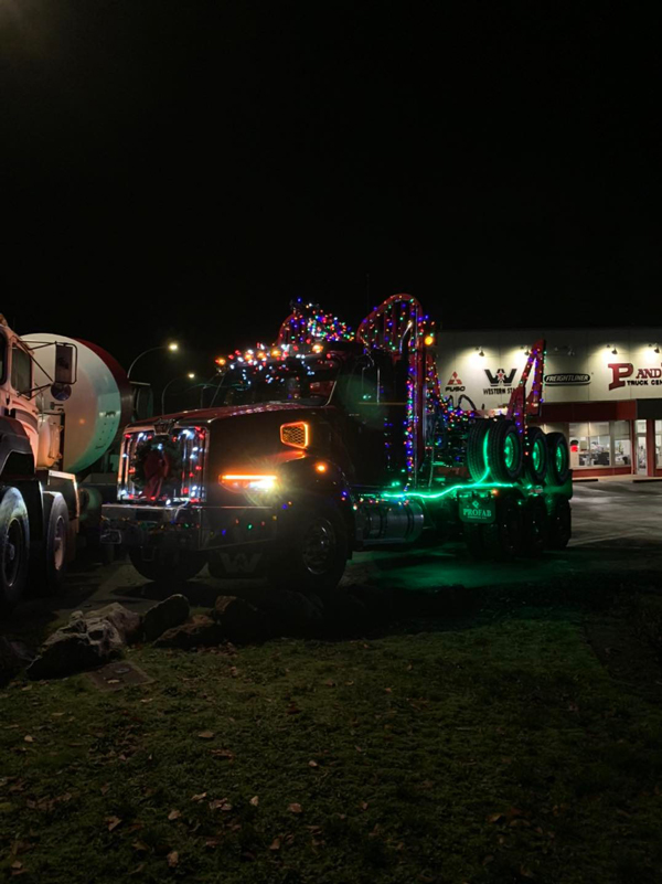 IEOA Truck Light Convoy and Food Drive 2022