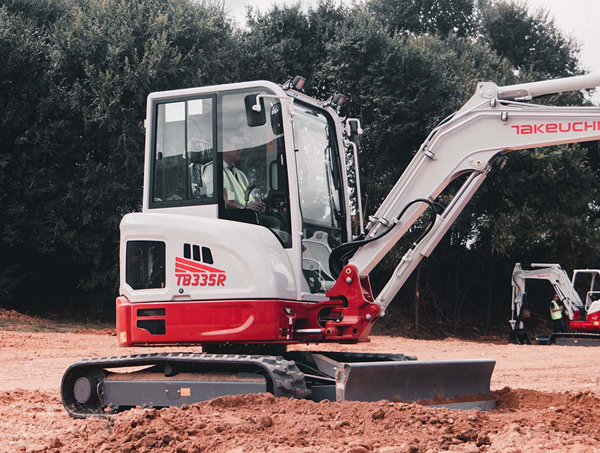 Takeuchi Introduces New TB335R 3.5-Ton Short Tail Swing Excavator