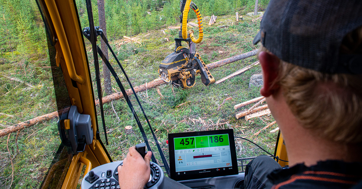 Tigercat Introduces Next Generation Harvesting Head Control