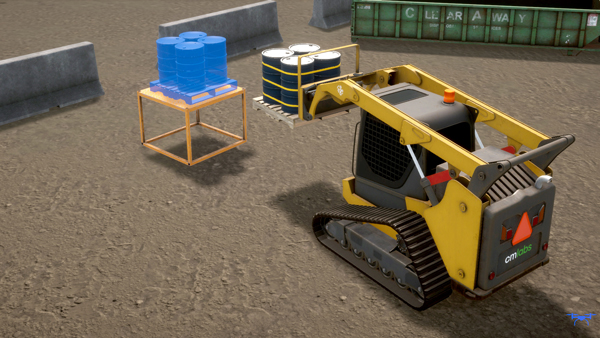 Compact Track Loader Simulator Accurately Replicates Machine Instability