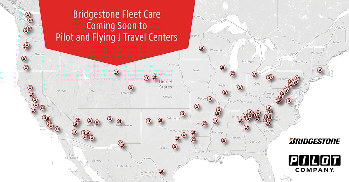 Pilot Company + Bridgestone Introduce Fleet Tire Monitoring Network