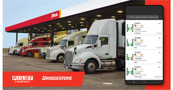 Pilot Company + Bridgestone Introduce Fleet Tire Monitoring Network
