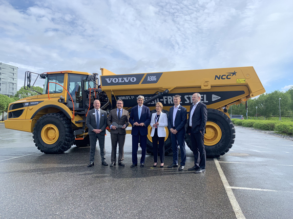 Volvo CE First In The World To Deliver Construction Machine Built Using Fossil-Free Steel To Customer