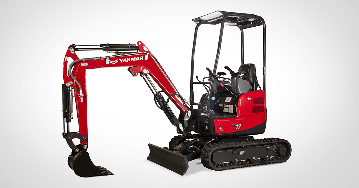 Yanmar Upgrades ViO17-1E & ViO25-6B Mini Excavators