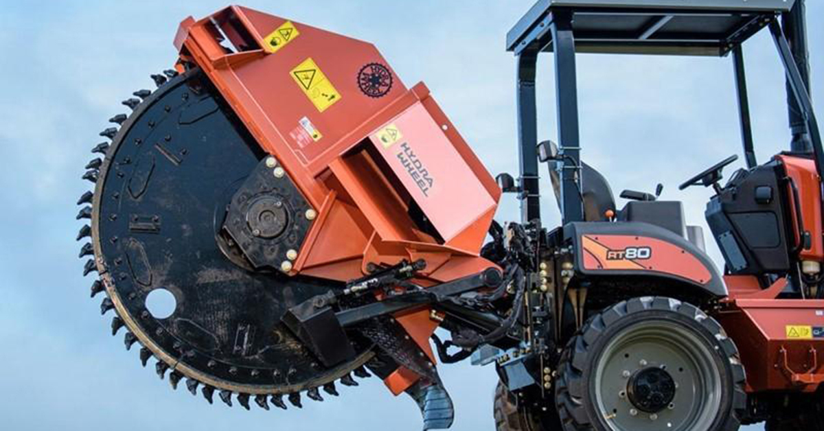 Ditch Witch Acquires HydraWheel Line of Rock Saws