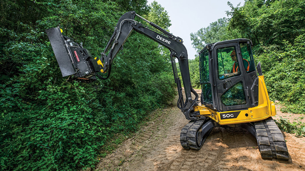 John Deere Expands Introduces New Mulchers & Brush Cutters For Excavators