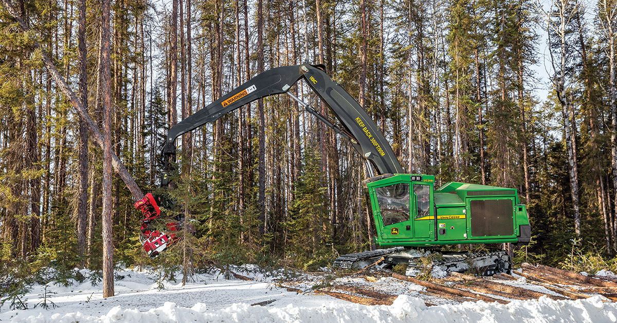 John Deere Unveils 900 MH-Series Tracked Harvester With Intelligent Boom Control