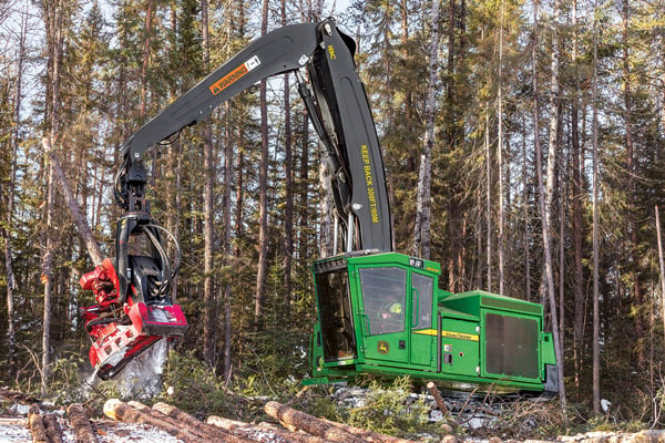 John Deere Unveils 900 MH-Series Tracked Harvester With Intelligent Boom Control