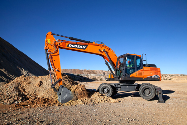 Doosan Launches Next Gen 7 Series Wheeled Excavators