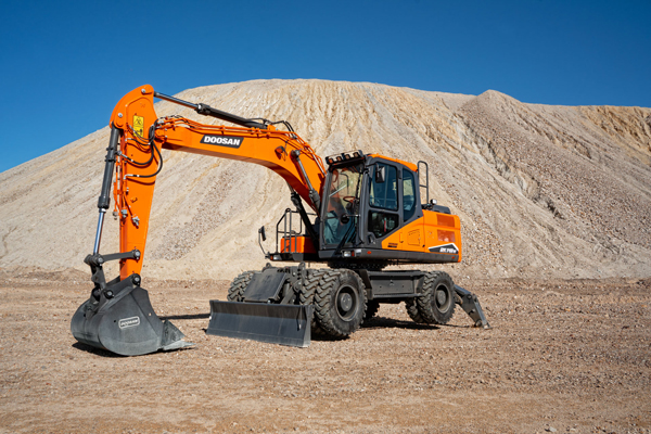 Doosan Launches Next Gen 7 Series Wheeled Excavators
