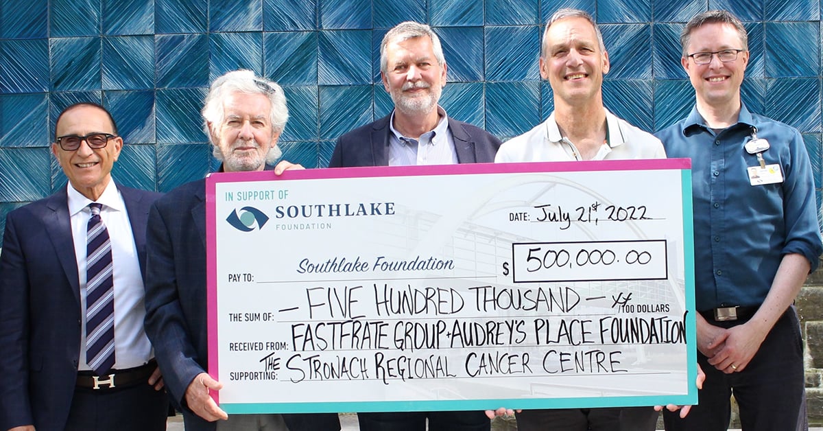 Fastfrate Group And Audrey's Place Commits To Donating $500,000 To Southlake Foundation