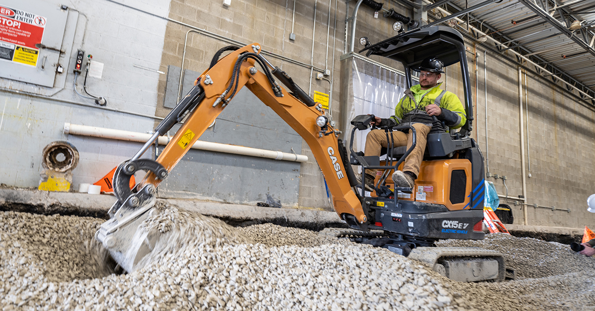 CASE Launches Two New Electrified Mini Excavators