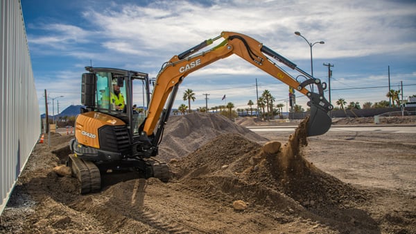CASE Launches Two New Electrified Mini Excavators
