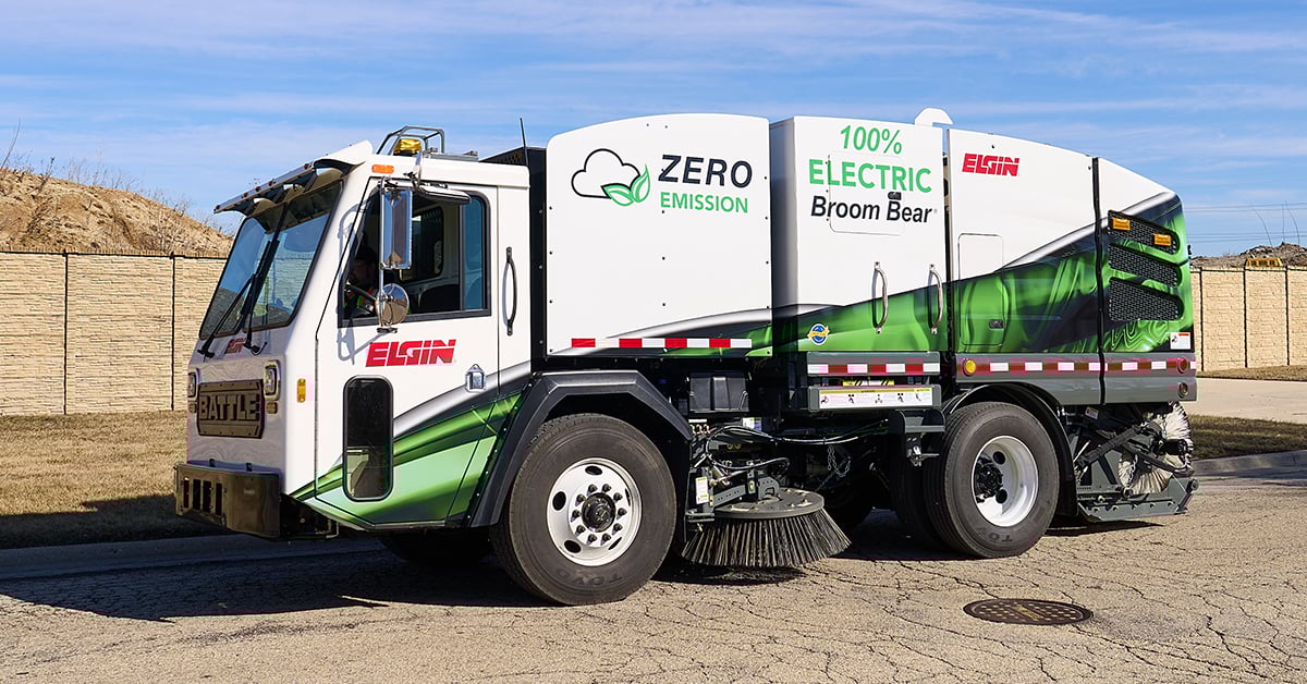 Elgin Sweeper Unveils Electric Sweeper