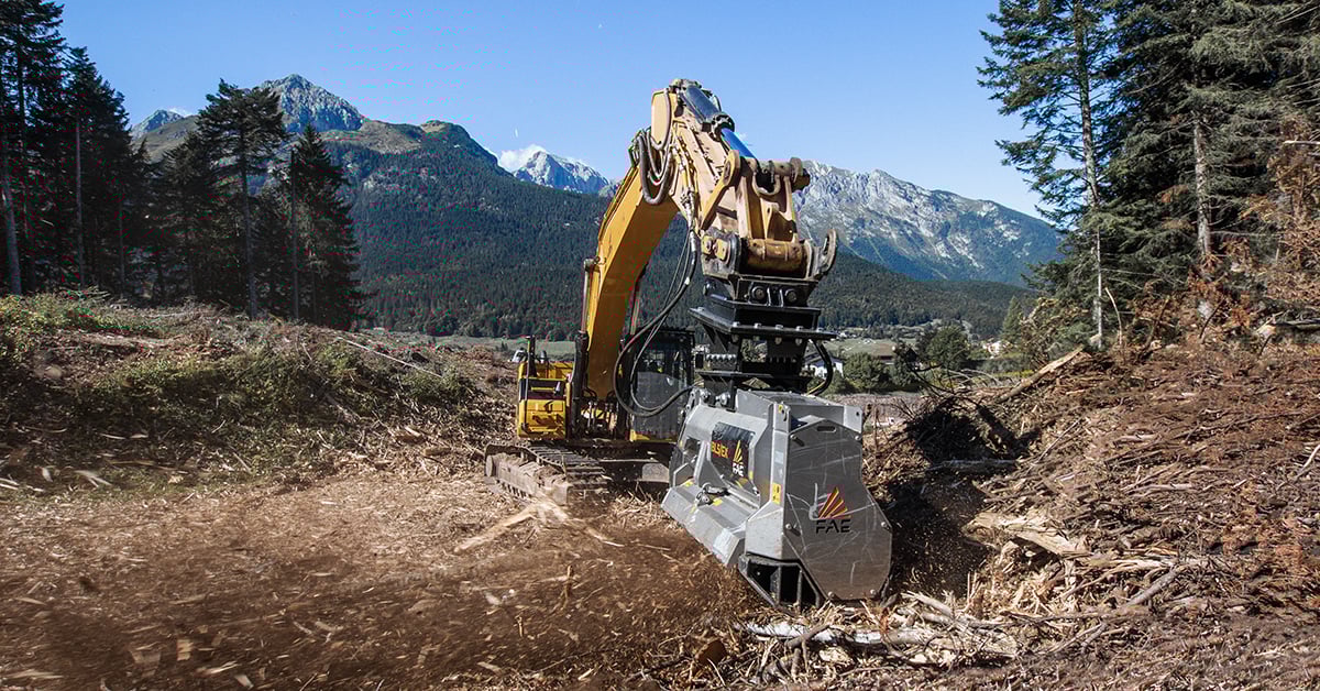 FAE Launches New BL MAX Blade & BL5/EX Forestry Mulcher For Excavators