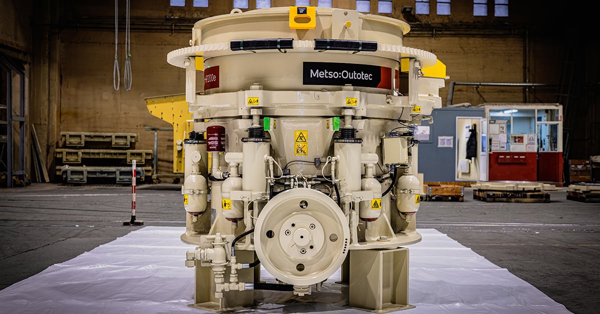 Metso Outotec Launches New Nordberg HP200e Cone Crusher