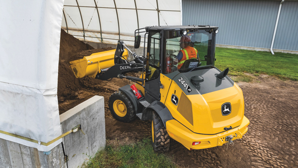 The 244, 324 and 344 P-Tier Compact Wheel Loader models feature standard ride control capabilities and offer upgrade options, including auto-reversing fans and attachment assist controls. P-Tier compact wheel loaders will continue to offer the industry-exclusive Articulation Plus™ feature.