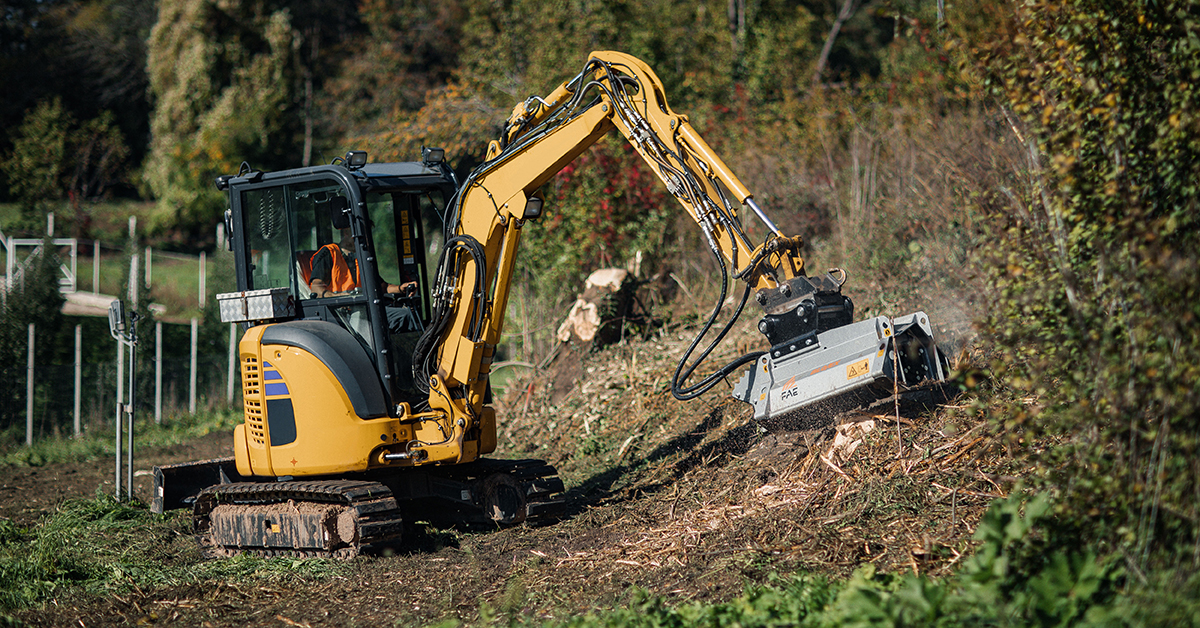 FAE Introduces New Forestry Mulcher For 2 To 4 Ton Excavators
