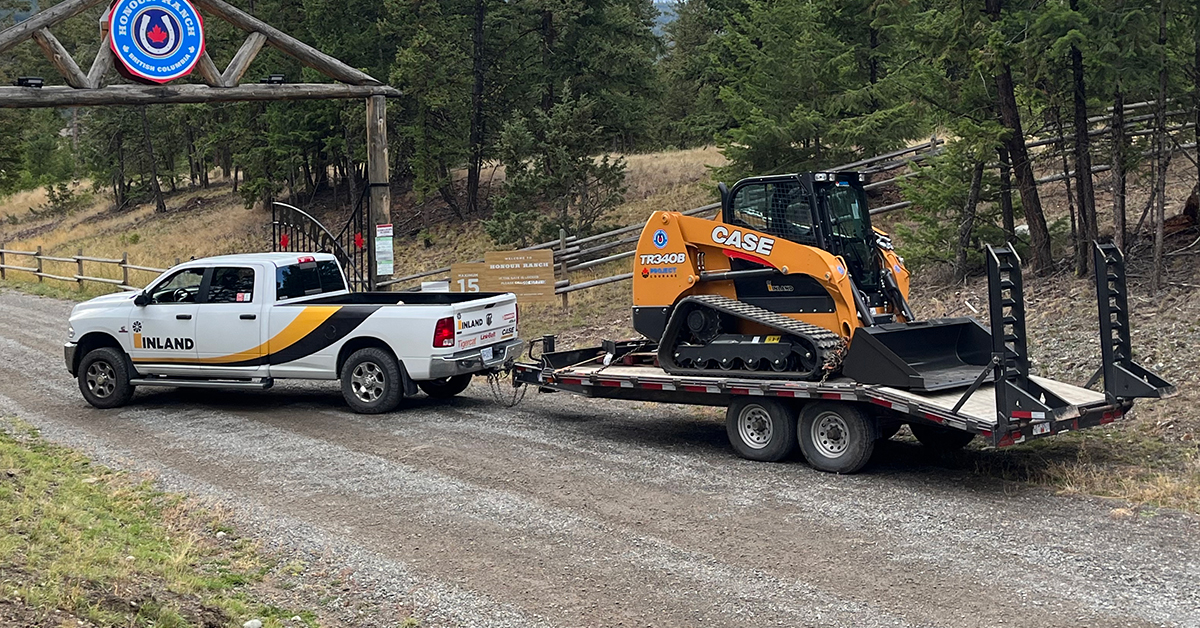 Inland Delivers Case TR340B To Honour Ranch