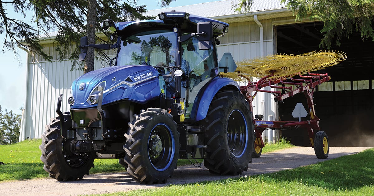 New Holland Launches Revolutionary T4 Electric Power Tractor
