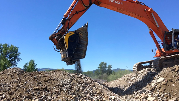 MB Crusher Buckets Make Haste Of Waste