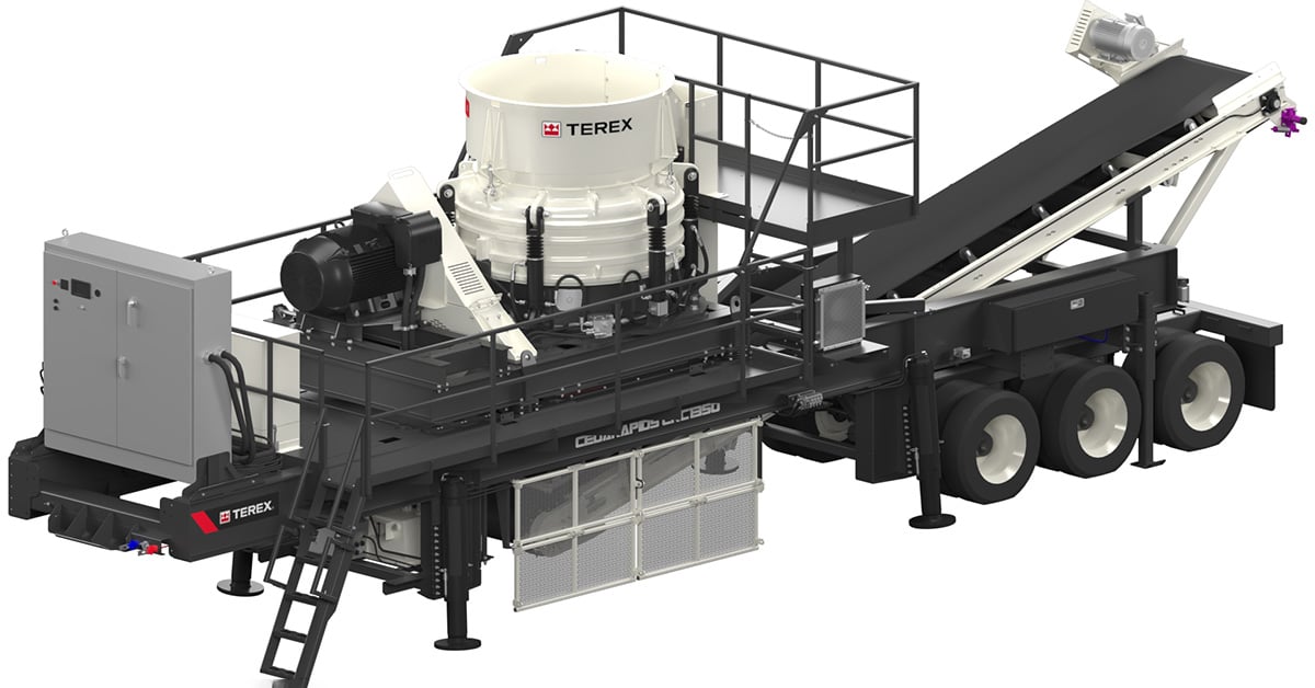New Cedarapids CRC1350 Portable Cone Crusher Plant