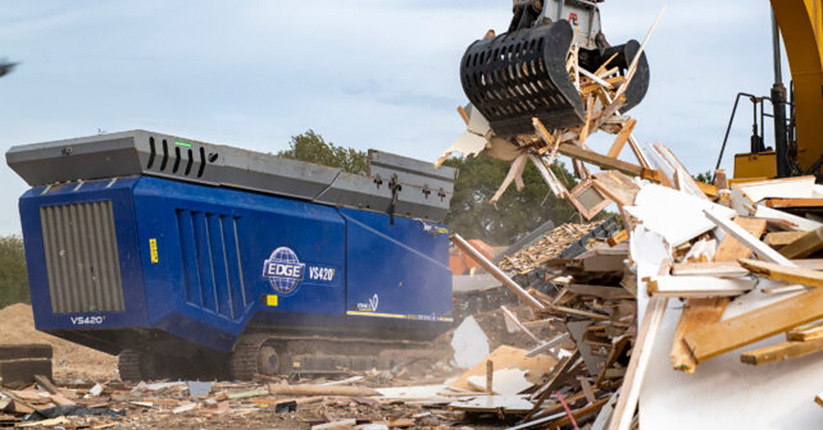 New Waste Shredder & Trommel Screen Gives UK Waste Recycler The “Edge”